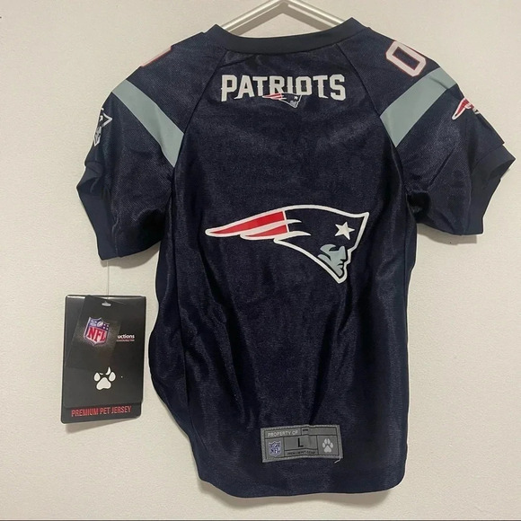 NFL Unisex-Adult Premium Pet Jersey New England Patriots Large & Small - Picture 1 of 4